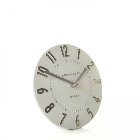 Mulberry Mantel Clock Silver Cloud 6in