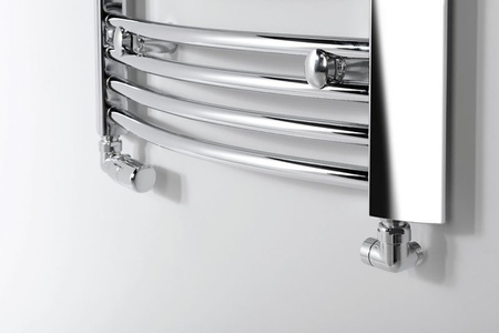 CORNER zestaw przyłączeniowy z termostatem, lewy, chrom