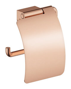 Zen Uchwyt na papier toaletowy z klapką (Szczotkowana miedź)