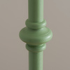 Carnaby Floor Lamp Base Satin Cotswold Green