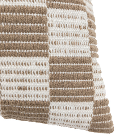 Winster Check Woven Cushion Taupe 450x450mm