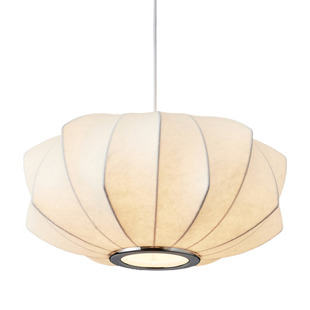 Lampa wisząca SILK V-shape biała 45 cm - nowoczesna i minimalistyczna