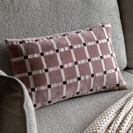 Sana Velvet Cushion Mauve 300x500mm