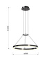 6049-0110 Lampa wisząca LED PERPIGNON