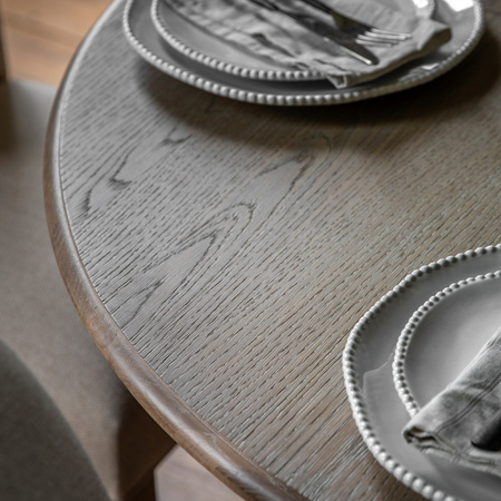 Artisan Round Ext Dining Table 1200/1600x1200x750m