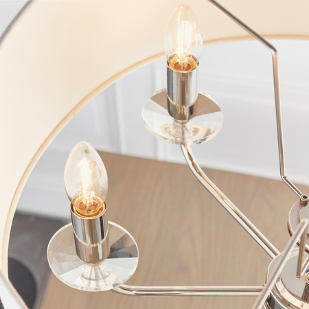 Nixon 6 Pendant Light Bright Nickel