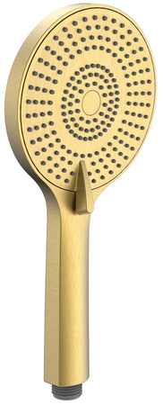Słuchawka prysznicowa z masażem, 3 tryby, silikonowe dysze, Ø 120 mm, ABS/złoto mat
