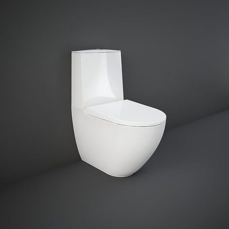 DES  Miska WC do kompaktu Rimless 64x38 cm biały połysk