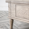 Stolik kawowy Mustique Square z 2 szufladami 900 x 900 x 435 mm