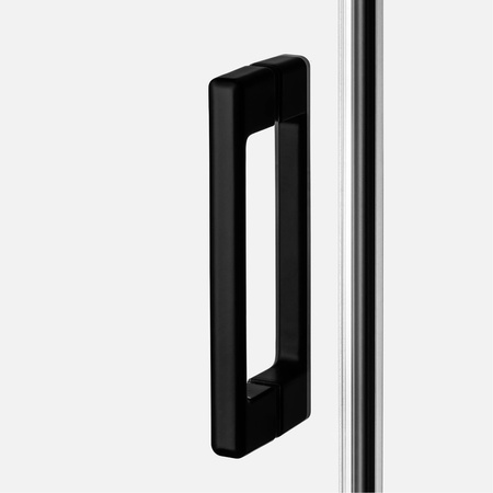 Kabina prysznicowa PRIME BLACK 1D prostokątna L 100x75x200 szkło czyste 6mm Active Shield 2.0