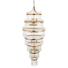 Marietta Grand 21 Pendant Light Antique Brass