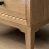 Malvern 2 Drawer Bedside 450x400x600mm