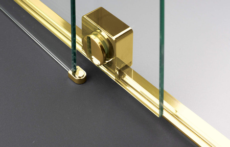 Ścianka prysznicowa walk-in 140 cm - przesuwna