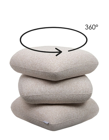 Pufa STONES beżowa