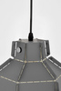 LAMPA SUFITOWA WISZĄCA LOFT SZARA MONA W1