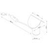 Lampa biurkowa BISCUIT brzoskwiniowy LED 3000K