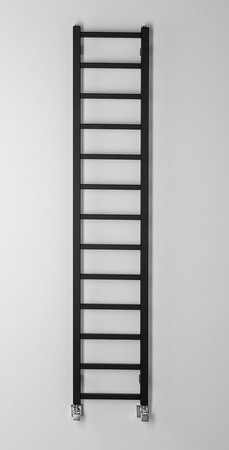 METRO LIGHT grzejnik łazienkowy 300x1500 mm, czarny mat