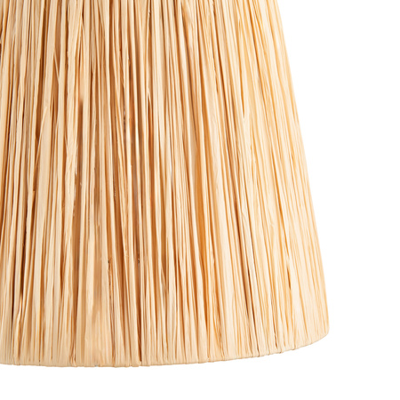 Raffia Tapered Shade Natural 200x165x300mm