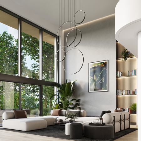 Lampa wisząca RIO 5 55/55/78/110/110 czarna LED 3000K