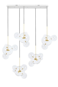MOOSEE lampa wisząca CAPRI LINE 5 złota