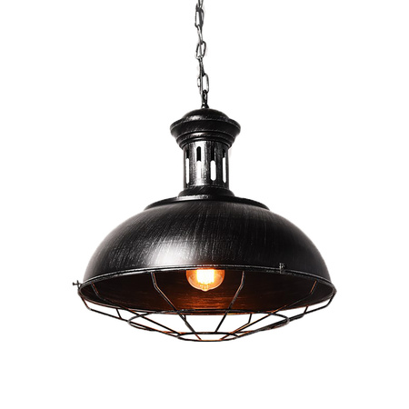 LAMPA WISZĄCA INDUSTRIALNA LOFT STARE SREBRO BOCCATO