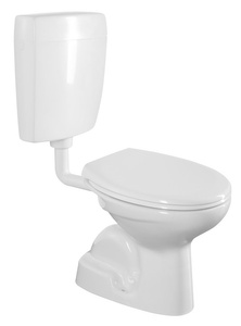 Kompakt WC, przycisk 4,5/6l, odpływ pionowy, biały