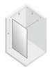 KABINA AVEXA BLACK WALK-IN U 110x200 CZYSTE 8mm ACTIVE SHIELD