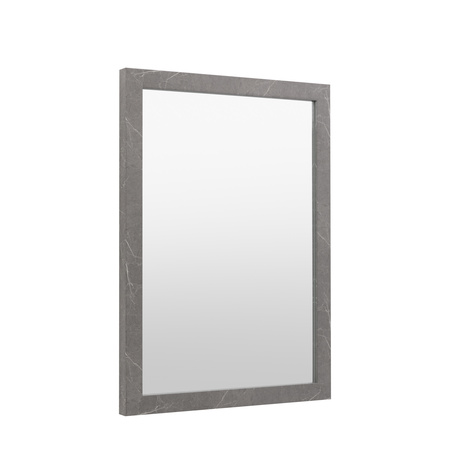 Romano Rectangle Mirror Marbled Grey 570x770mm