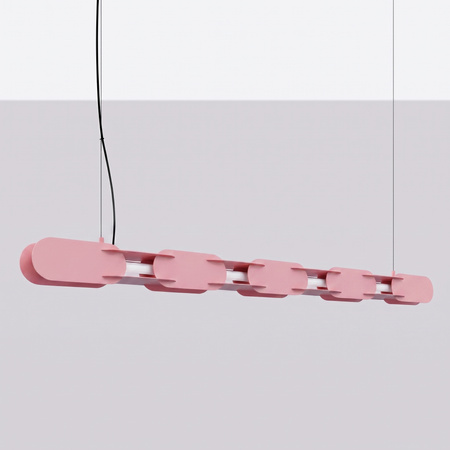 Lampa wisząca CHAIN 158 różowa LED 3000K