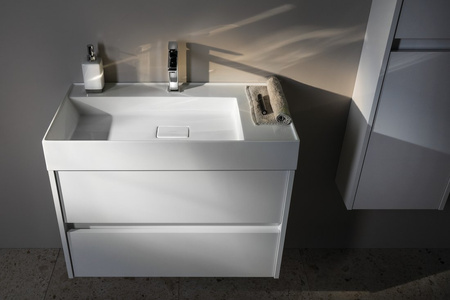 NIRONA szafka umywalkowa 82x51,5x43cm, dąb Mocca