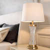 LAMPA NOCNA GLAMOUR BIAŁO-MOSIĘŻNA VILLANOVA