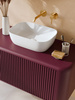 Szafka z blatem 80 cm welur bordo MINORI 009-SU80-03