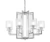 NOWOCZESNA LAMPA WISZĄCA CHROMOWANA MANHATTAN W8