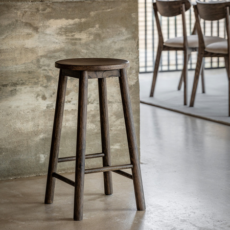 Hatfield Stool Smoked 340x340x650mm