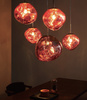 MOOSEE lampa wisząca FUSION 40 miedziana  - akryl