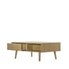 Stolik kawowy Milano z 2 szufladami 1000 x 650 x 398 mm