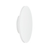 Lampa ścienna NYX 20 cm - LED okrągła, metalowa, biała