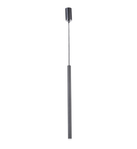 SOPEL 1 PROSTY CZARNY / przewód czarny lampa wisząca