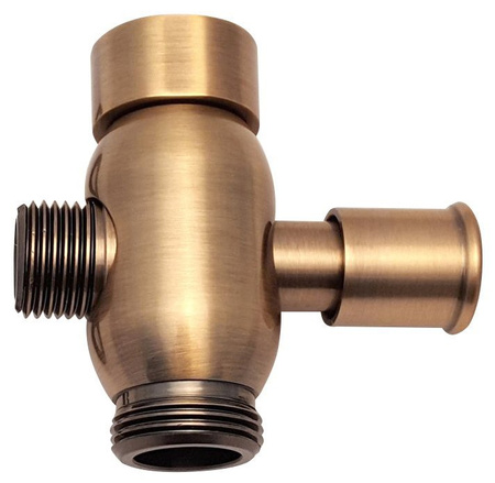 Przełącznik kolumny prysznicowej F3/4"-M1/2 »xM3/4«, brąz (ANTEA, VANITY)