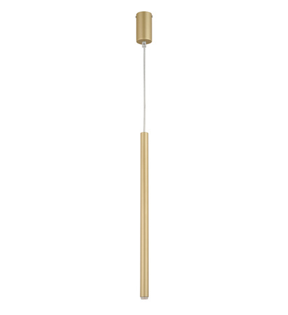 SOPEL 1 PROSTY ZŁOTY / przewód transparent lampa wisząca