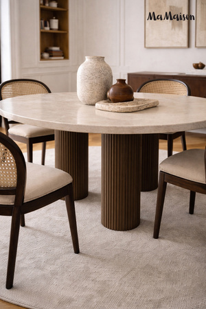 MaMaison stół jadalniany RAGNO 120        drewno / marmur