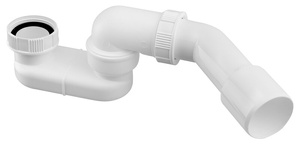 Syfon z nakrętką 6/4" i kolanem kątowym DN40/50