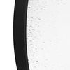 Yardley Convex Round Mirror Black 800mm