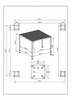 Pergola ogrodowa BIZZOTTO OCEAN 3X3 – Silk