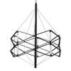 Lampa wisząca SPACE LED czarna 60 cm