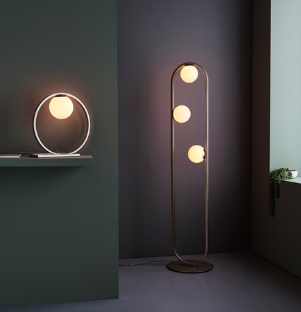 Enzo 1 Table Lamp Brushed Silver