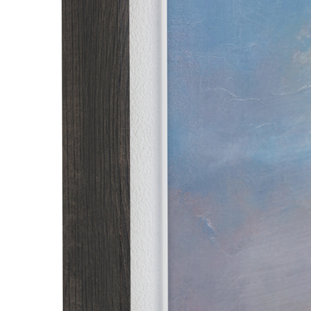 Obraz w ramie „Coastal Glow” – pomarańczowy, 92 × 6 × 112 cm