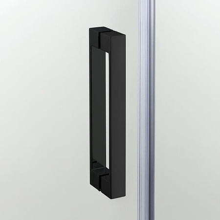 KABINA NEW KOMFORT BLACK PÓŁOKRĄGŁA U 80x80x195 CZYSTE 6mm ACTIVE SHIELD