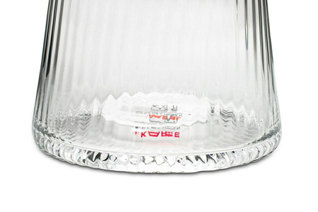 KARE komplet 4 szklanek RIFFLE 440ml      transparentny