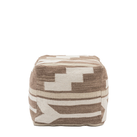 Falun Tonal Pouffe Biscuit 500x500x400mm